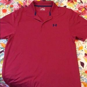 Magenta Under Armour Polo size L